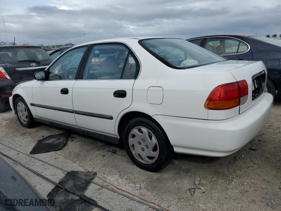 1996 Honda Civic LX "O" w/Air with VIN 2HGEJ667XTH531508, listed as a Copart auction lot 76576174 with 93,219 mi miles and Non Repairable. Bid and sale history available at carsss.com. Image 2.