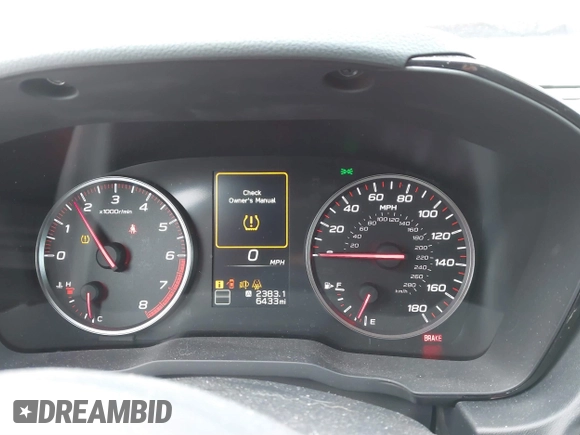 2023 Subaru WRX Premium с VIN JF1VBAF69P9821921, выставлен на аукционе IAAI как лот 41785835 с пробегом 6 433 миль миль и . История ставок и продаж доступна на DreamBid. Изображение 7.