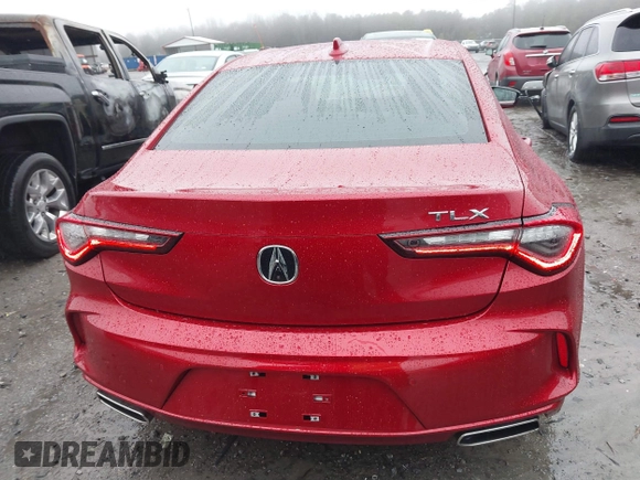 2021 Acura TLX w/Advance Package with VIN 19UUB5F66MA011980, listed as a IAAI auction lot 41570965 with 16,461 mi miles. Bid and sale history available at carsss.com. Image 16.