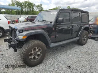 2018 Jeep Wrangler Unlimited Rubicon с VIN 1C4HJXFG8JW232955, выставлен на аукционе Copart как лот 49898225 с пробегом 22 717 миль миль и Списание • Salvage title. История ставок и продаж доступна на DreamBid. Изображение 1.