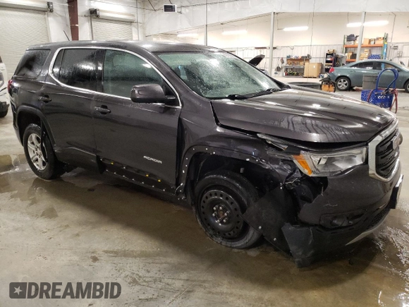 2017 GMC Acadia SLE with VIN 1GKKNKLA3HZ148472, listed as a Copart auction lot 49100585 with 113,297 mi miles and Salvage Title. Bid and sale history available at DreamBid. Image 4.