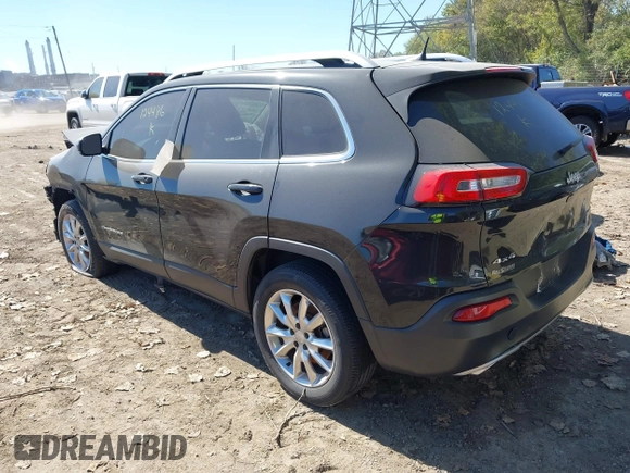 2016 Jeep Cherokee Limited z VIN 1C4PJMDS4GW124486, wystawiony jako IAAI lot #40503562 z przebiegiem 106 600 mil mil oraz . Historia ofert i sprzedaży dostępna na DreamBid. Obrazek 3.