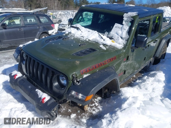 2023 Jeep Gladiator Rubicon with VIN 1C6JJTBG6PL576818, listed as a IAAI auction lot 41515428 with 10,271 mi miles and . Bid and sale history available at DreamBid. Image 17.