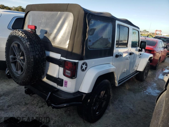 2018 Jeep Wrangler JK Unlimited Freedom Edition with VIN 1C4BJWDG2JL805031, listed as a Copart auction lot 73987524 with 0 mi miles and Non Repairable. Bid and sale history available at carsss.com. Image 3.