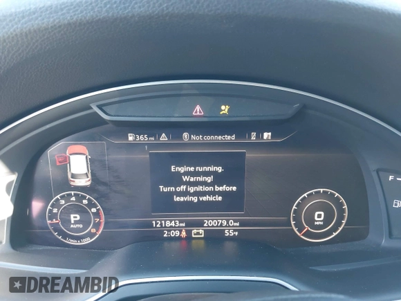 2017 Audi Q7 Premium Plus with VIN WA1LAAF78HD009287, listed as a IAAI auction lot 41327189 with 121,483 mi miles. Bid and sale history available at carsss.com. Image 15.