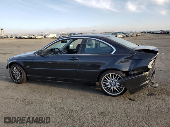 2002 BMW 3 Series 330Ci with VIN WBABN53432JU39421, listed as a Copart auction lot 72188204 with 67,439 mi miles and Salvage Title. Bid and sale history available at DreamBid. Image 2.