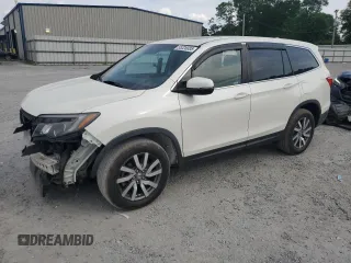 2019 Honda Pilot EX-L z VIN 5FNYF6H56KB045761, wystawiony jako Copart lot #55228085 z przebiegiem 61 468 mil mil oraz Szkoda całkowita • Salvage title. Historia ofert i sprzedaży dostępna na DreamBid. Obrazek 1.