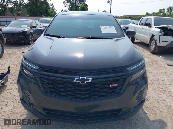 2024 Chevrolet Equinox RS with VIN 3GNAXMEG9RL252561, listed as a IAAI auction lot 42396701 with 18,773 mi miles and . Bid and sale history available at DreamBid. Image 13.