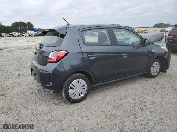 2024 Mitsubishi Mirage ES with VIN ML32AUHJ1RH018759, listed as a Copart auction lot 51415465 with 4,446 mi miles and Non Repairable. Bid and sale history available at carsss.com. Image 3.