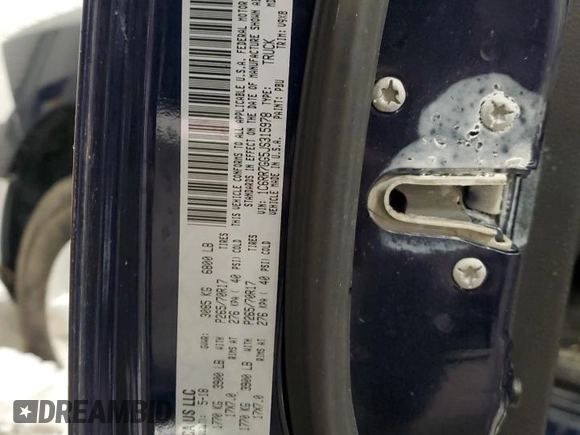 2018 Ram 1500 SLT with VIN 1C6RR7GG5JS315978, listed as a Copart auction lot 85311704 with 86,749 mi miles and Salvage title. Bid and sale history available at DreamBid. Image 12.