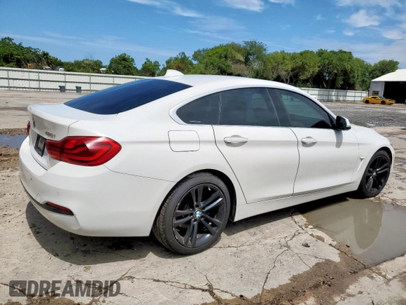 2019 BMW 4 Series 430i z VIN WBA4J1C52KBM16826, wystawiony jako Copart lot #58789145 z przebiegiem 168 904 mil mil oraz Czysty tytuł • Clean title. Historia ofert i sprzedaży dostępna na DreamBid. Obrazek 3.