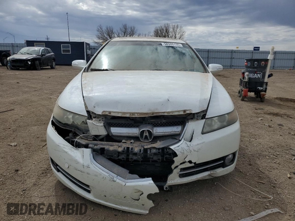 2007 Acura TL with VIN 19UUA66247A008392, listed as a Copart auction lot 50346135 with 0 mi miles and Salvage Title. Bid and sale history available at carsss.com. Image 5.
