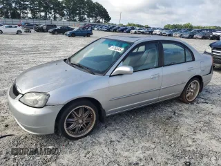 2002 Honda Civic EX z VIN 2HGES26872H594479, wystawiony jako Copart lot #61765545 z przebiegiem 196 713 mil mil oraz Czysty tytuł • Clean title. Historia ofert i sprzedaży dostępna na DreamBid. Obrazek 1.