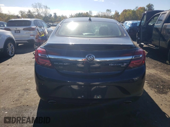 2014 Buick Regal Premium II with VIN 2G4GS5GX3E9188594, listed as a Copart auction lot 76417964 with Not provided miles and Salvage title. Bid and sale history available at DreamBid. Image 6.