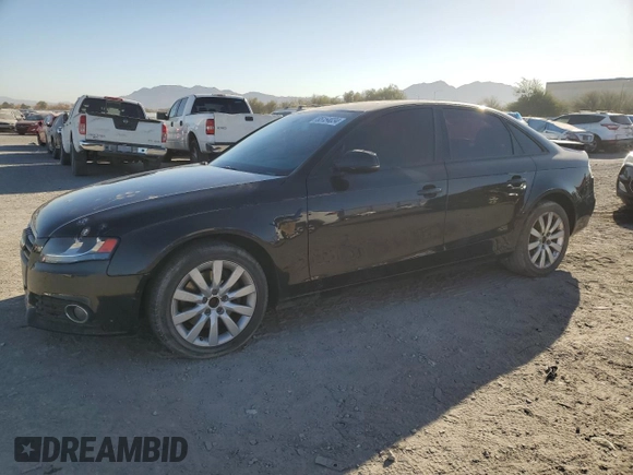 2012 Audi A4 2.0T Premium with VIN WAUAFAFLXCN008752, listed as a Copart auction lot 85154034 with 111,123 mi miles and Salvage Title. Bid and sale history available at carsss.com. Image 1.