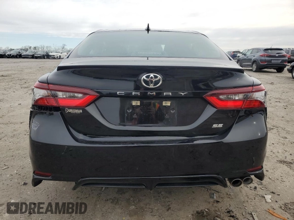 2022 Toyota Camry SE with VIN 4T1G11AK0NU649052, listed as a Copart auction lot 48349785 with 39,476 mi miles and Salvage Title. Bid and sale history available at DreamBid. Image 6.