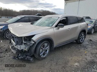2024 Infiniti QX60 Luxe с VIN 5N1DL1FS3RC338779, выставлен на аукционе Copart как лот 86651844 с пробегом 19 487 миль миль и Списание • Salvage title. История ставок и продаж доступна на DreamBid. Изображение 1.