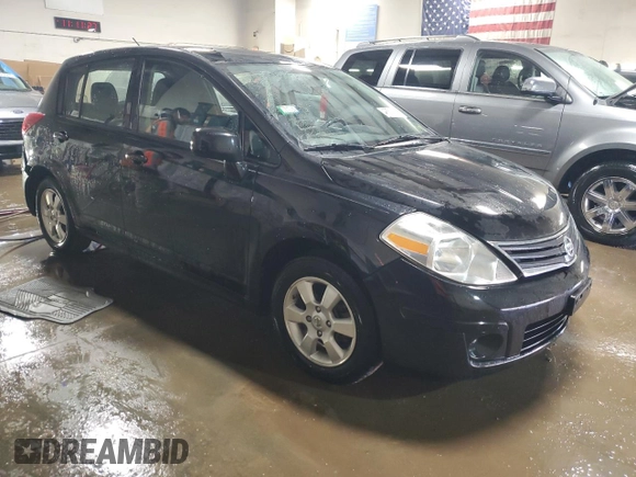 2012 Nissan Versa S with VIN 3N1BC1CP7CK805539, listed as a Copart auction lot 48531765 with 51,058 mi miles and Salvage Title. Bid and sale history available at carsss.com. Image 4.