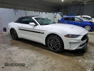 2021 Ford Mustang GT Premium with VIN 1FATP8FF1M5135621, listed as a Copart auction lot 45173665 with 31,731 mi miles and Salvage Title. Bid and sale history available at DreamBid. Image 4.