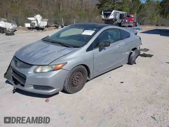 2012 Honda Civic Cpe LX with VIN 2HGFG3B5XCH530848, listed as a IAAI auction lot 41855000 with 110,145 mi miles. Bid and sale history available at carsss.com. Image 18.
