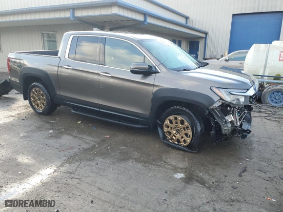 2022 Honda Ridgeline RTL-E with VIN 5FPYK3F74NB003101, listed as a Copart auction lot 47084125 with 42,611 mi miles and Salvage Title. Bid and sale history available at carsss.com. Image 4.