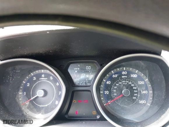 2014 Hyundai Elantra Limited with VIN 5NPDH4AEXEH525265, listed as a IAAI auction lot 42022395 with 173,561 mi miles. Bid and sale history available at carsss.com. Image 7.