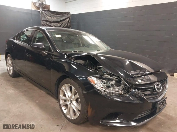 2015 Mazda Mazda6 i Touring with VIN JM1GJ1V64F1177149, listed as a IAAI auction lot 41888297 with 70,777 mi miles. Bid and sale history available at carsss.com. Image 6.