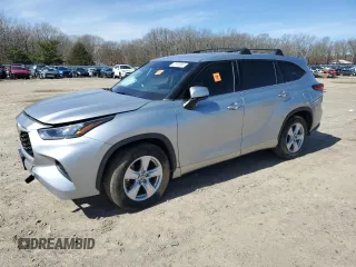 2020 Toyota Highlander L z VIN 5TDCZRAH5LS504363, wystawiony jako Copart lot #47610065 z przebiegiem 80 414 mil mil oraz Szkoda całkowita • Salvage title. Historia ofert i sprzedaży dostępna na DreamBid. Obrazek 1.
