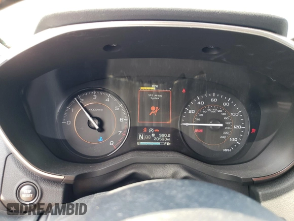 2021 Subaru Crosstrek Premium with VIN JF2GTAPC7M8387537, listed as a Copart auction lot 61414085 with 20,593 mi miles and Clean title. Bid and sale history available at DreamBid. Image 9.