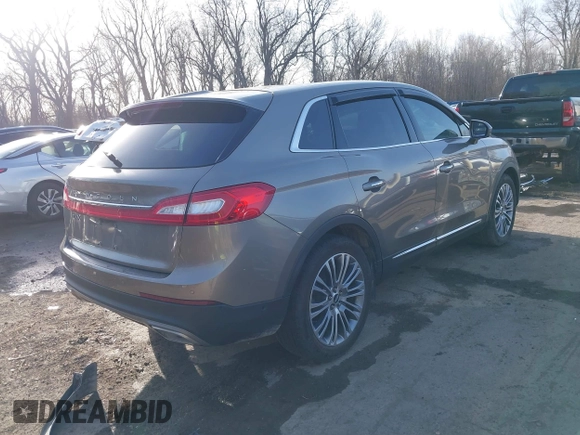 2016 Lincoln MKX Reserve with VIN 2LMPJ6LR5GBL84004, listed as a IAAI auction lot 41816670 with 55,199 mi miles. Bid and sale history available at carsss.com. Image 4.