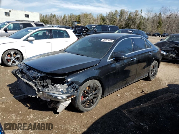 2020 Mercedes-Benz A 220 with VIN WDD3G4FBXLW040540, listed as a Copart auction lot 45729405 with 99,595 mi miles and Salvage Title. Bid and sale history available at DreamBid. Image 1.