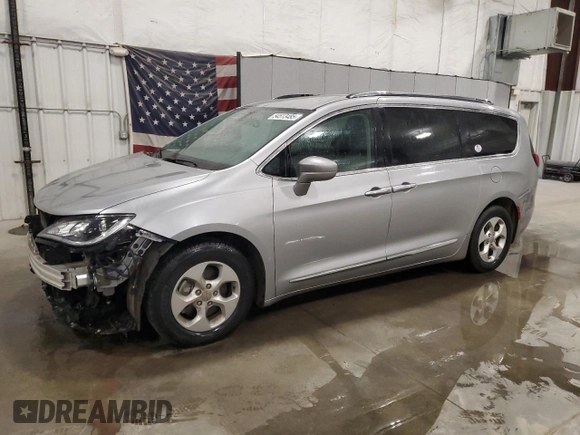 2017 Chrysler Pacifica Touring L Plus with VIN 2C4RC1EG8HR515887, listed as a Copart auction lot 54513485 with 97,736 mi miles and Salvage Title. Bid and sale history available at DreamBid. Image 1.
