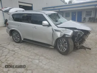 2022 Nissan Armada SV with VIN JN8AY2AD2N9675334, listed as a Copart auction lot 51209944 with Not Provided miles and Salvage Title. Bid and sale history available at carsss.com. Image 4.