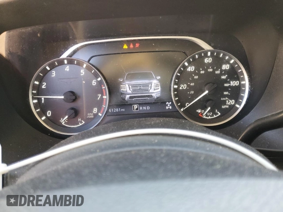 2021 Nissan Titan S with VIN 1N6AA1EC5MN507508, listed as a Copart auction lot 83966074 with 61,281 mi miles and Clean title. Bid and sale history available at DreamBid. Image 9.