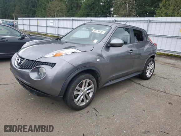 2014 Nissan Juke SV with VIN JN8AF5MV4ET480348, listed as a Copart auction lot 51174635 with 63,350 mi miles and Salvage Title. Bid and sale history available at DreamBid. Image 1.