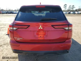 2024 Mitsubishi Outlander ES with VIN JA4J3UA81RZ063635, listed as a Copart auction lot 46426875 with 15,370 mi miles and Salvage Title. Bid and sale history available at carsss.com. Image 6.