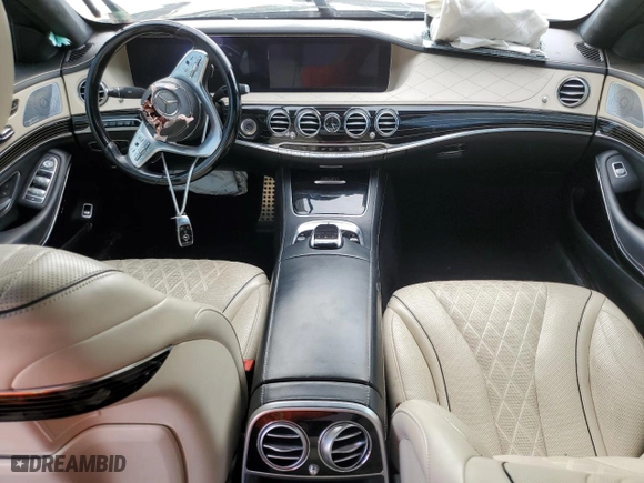 2019 Mercedes-Benz S-Class S 560 with VIN WDDUG8DB8KA461828, listed as a Copart auction lot 69997624 with 0 mi miles and Salvage Title. Bid and sale history available at carsss.com. Image 8.