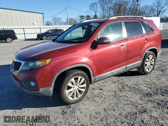 2011 Kia Sorento EX with VIN 5XYKU3A16BG089320, listed as a Copart auction lot 45709845 with 170,519 mi miles and Salvage Title. Bid and sale history available at carsss.com. Image 1.