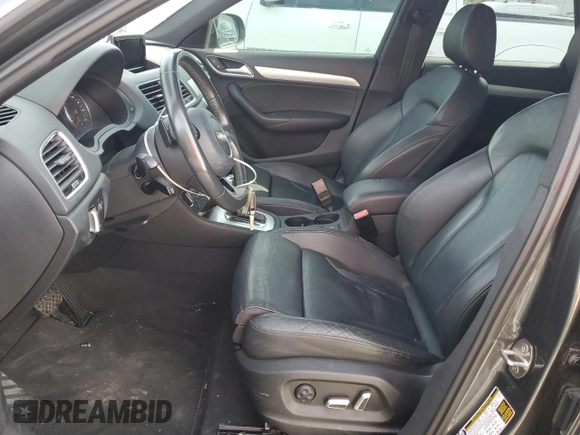 2018 Audi Q3 Premium with VIN WA1BCCFS4JR019085, listed as a Copart auction lot 57676375 with 94,743 mi miles and Salvage title. Bid and sale history available at DreamBid. Image 7.
