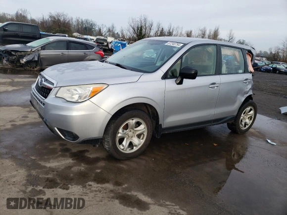 2015 Subaru Forester 2.5i with VIN JF2SJAAC4FG440180, listed as a Copart auction lot 87240754 with 81,047 mi miles and Salvage Title. Bid and sale history available at carsss.com. Image 1.