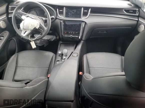 2022 Infiniti QX55 Sensory with VIN 3PCAJ5L33NF100915, listed as a Copart auction lot 75861324 with Not provided miles and Salvage title. Bid and sale history available at DreamBid. Image 8.