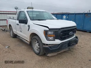 2023 Ford F-150 XL with VIN 1FTMF1CPXPKF78037, listed as a IAAI auction lot 41449060 with 13,255 mi miles and . Bid and sale history available at carsss.com. Image 1.