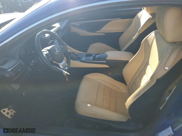 2015 Lexus RC 350 with VIN JTHSE5BC7F5000165, listed as a Copart auction lot 77470704 with 126,525 mi miles and Salvage Title. Bid and sale history available at carsss.com. Image 7.