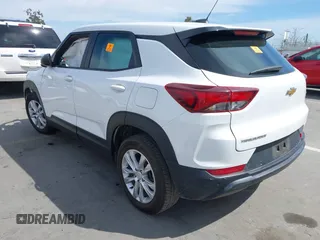 2023 Chevrolet TrailBlazer LS with VIN KL79MMS22PB026421, listed as a IAAI auction lot 41939775 with Not Provided miles and . Bid and sale history available at DreamBid. Image 3.