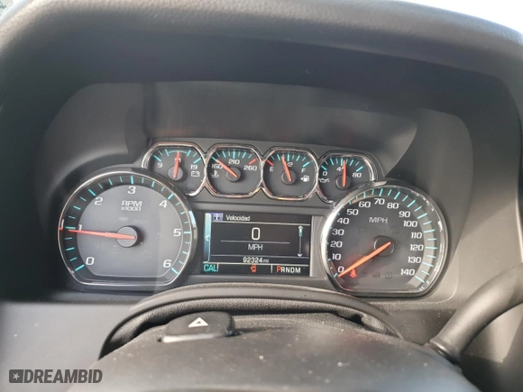 2015 Chevrolet Tahoe LT with VIN 1GNSCBKC5FR743106, listed as a Copart auction lot 47358845 with 92,324 mi miles and Salvage Title. Bid and sale history available at carsss.com. Image 9.