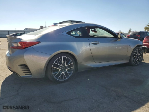 2015 Lexus RC 350 with VIN JTHHE5BC0F5006772, listed as a Copart auction lot 78932634 with 61,667 mi miles and Salvage Title. Bid and sale history available at carsss.com. Image 3.
