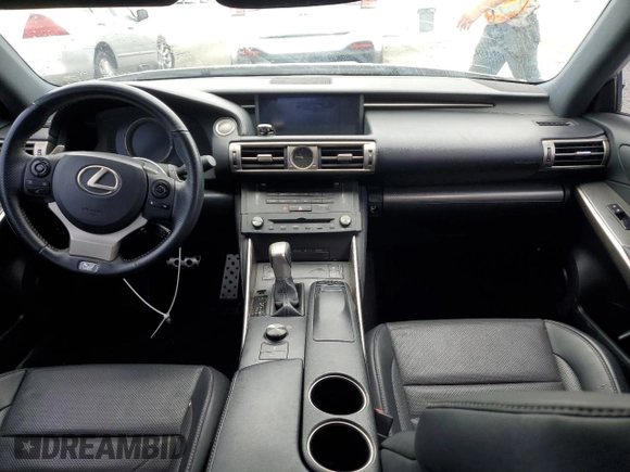 2015 Lexus IS 350 with VIN JTHBE1D2XF5022593, listed as a Copart auction lot 56003135 with 123,606 mi miles and Salvage title. Bid and sale history available at DreamBid. Image 8.