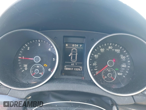 2014 Volkswagen Jetta SportWagen TDI w/Sunroof & Nav with VIN 3VWPL7AJ7EM614938, listed as a IAAI auction lot 42121788 with 189,917 mi miles. Bid and sale history available at carsss.com. Image 7.