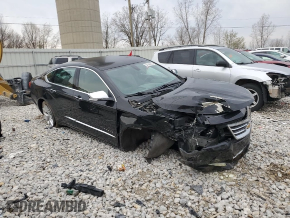 2018 Chevrolet Impala Premier with VIN 2G1125S38J9167788, listed as a Copart auction lot 54196465 with 127,409 mi miles and Clean Title. Bid and sale history available at DreamBid. Image 4.