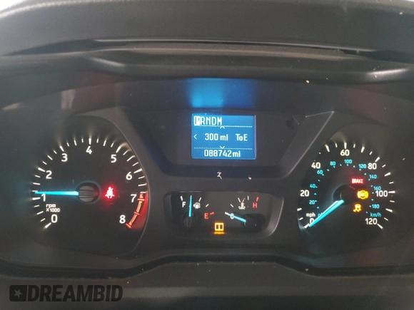 2015 Ford Transit XL с VIN 1FMZK1YM3FKB16364, выставлен на аукционе Copart как лот 50427145 с пробегом 88 742 миль миль и Списание • Salvage title. История ставок и продаж доступна на DreamBid. Изображение 9.